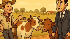 Piada: Empresário pergunta das vacas ao peão