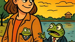 Piada: Aparece um sapo bancário no lago