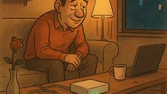 Piada: Minha mulher: "Ou eu ou modem"