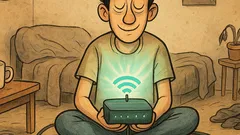 Piada: Não durmo, comprei um modem!