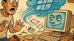 Piada: O Windows apaga por você