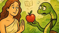 Piada: Eva não quis comer a maçã