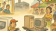 Piada: O computador é como dinheiro na hiperinflação