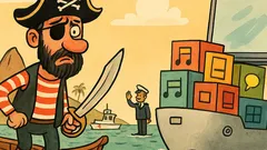 Piada: Pirataria é crime: não ataque navios