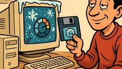 Piada: Windows 95 formata e trava junto