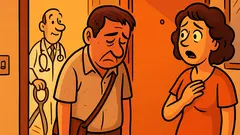 Piada: Manuel chega abatido em casa