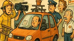 Piada: Fiquei preso dois dias no carro