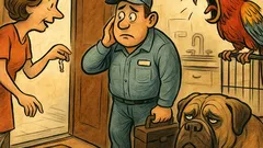 Piada: Wanda chama um técnico em casa