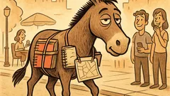 Piada: Inventaram os burros nômades: notebooks!