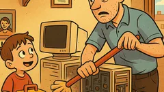 Piada: Um garoto pergunta ao pai...