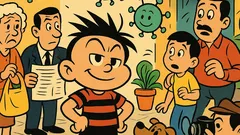 Piada: Cuidado com o terrível vírus do Cebolinha!